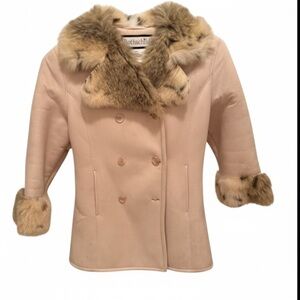 Kids Faux Fur Coat Sz 7/8